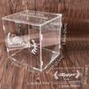 Acrylic Card Box for Wedding Reception Clear Card Box with Lock Gift Card Box Money Box Holder for Reception Anniversity
