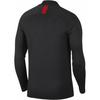 Nike Logo Print Half-Zip Pullover Sweatshirt Men Tops Black AO5183-081