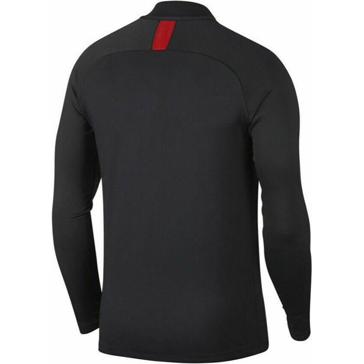 Nike Logo Print Half-Zip Pullover Sweatshirt Men Tops Black AO5183-081