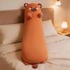 125cm Long Plush Pillow Anime Simulation Stuffed Animal Dog Bear Rabbit Soft Doll Cute Birthday Gift
