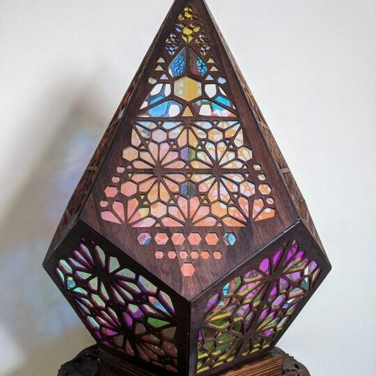 Bohemian Floor Lamp - Diamond Hollowed-out Colorful Light (Set of 2)