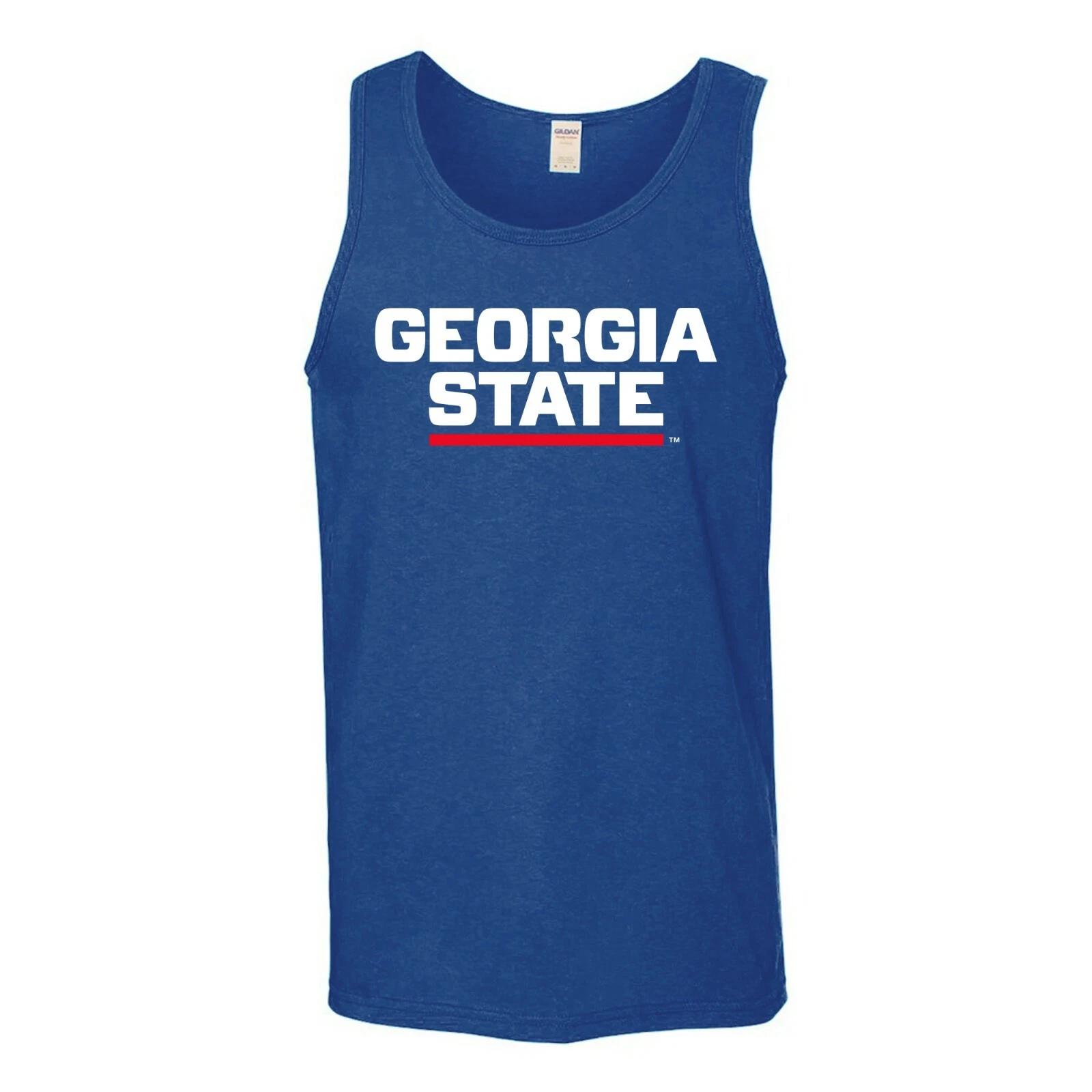 Georgia State Panthers Basic Block Tank Top - Royal XL