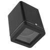 Single Watch Winder Automatic Rotation 4 Modes Mesh Texture Leather with LED Light Super Quiet Motor Type C Adapter Black W150A