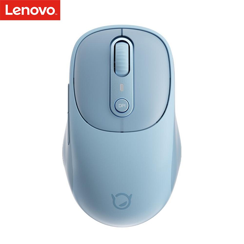 Lenovo Xiaoxin Plus Bluetooth-Maus Stummschalttaste Lichtton Tragbares Bürospiel Universelle Lademaus