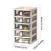 Cartoon Desktop Storage Box Transparent Pink Drawer Desk Plastic Mini Storage Box Rabbit Stationery Makeup Organizaation