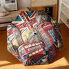 1 pz Design Artistico Bandiera Britannica Ombrello Portatile Pieghevole Struttura a Ossa di Ferro Struttura Ossea Ombrello da Esterno per Casa