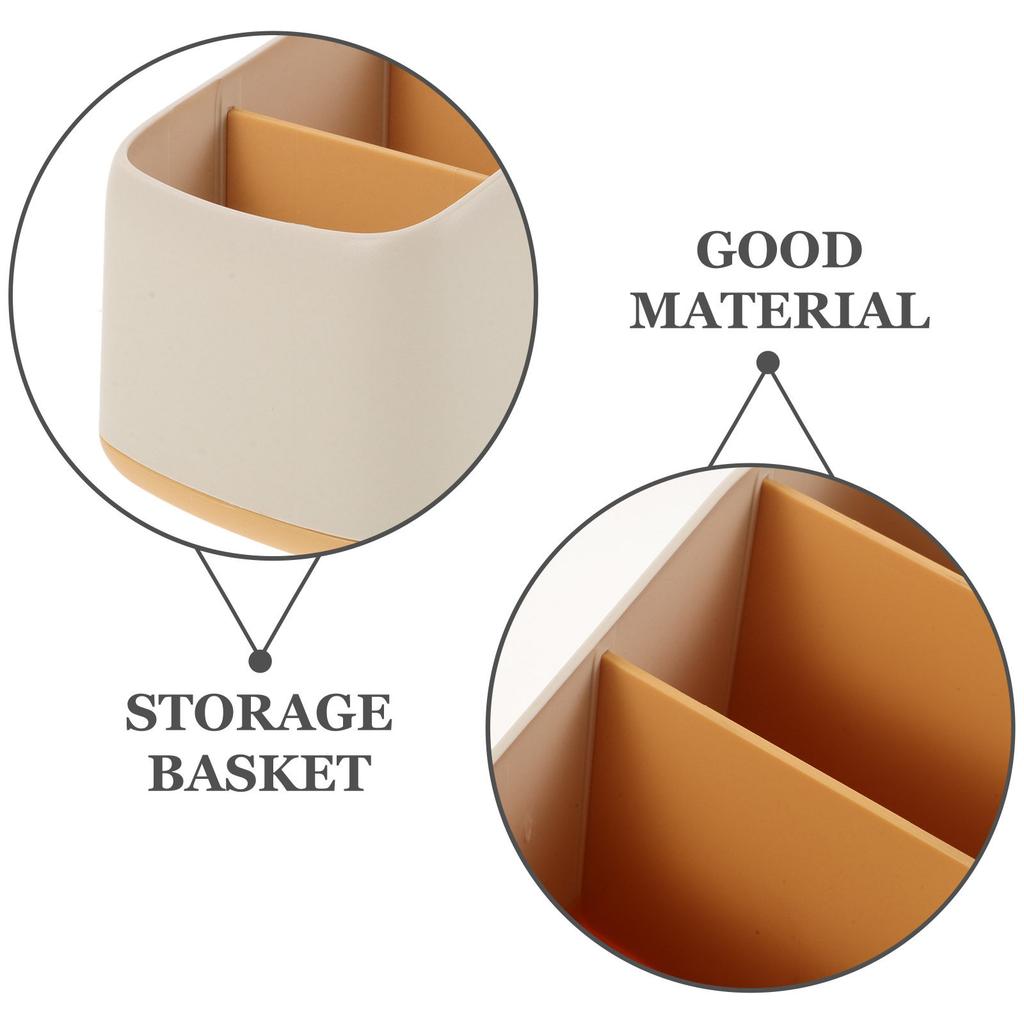 1Pcs Remote Control Storage Box Creative Plastic Organizer Multi-Grid Desktop Cosmetics Holder Office Bedroom Storage Case