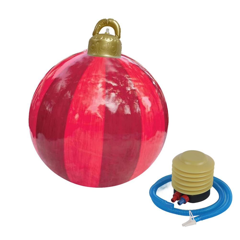 

23,6-дюймовый рождественский шар, рождественские украшения для дома и улицы, надувной шар из ПВХ, семья