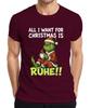 All I Want For Christmas Is Rest Xmas Grinch Sarcastic Unisexs Tshirt