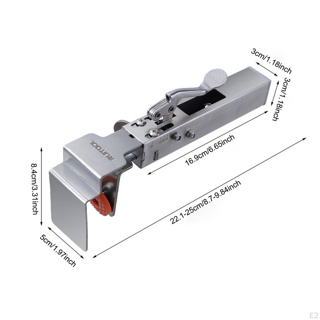2 Pieces Adjustable Drawer Fixing Clamps Clips Cabinet Hardware Jig for Installing