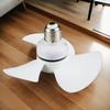 5.1 Inch 5W E27 Socket Mini Ceiling Fan Indoor Bedroom Silent Cooling Air Circulation Fan