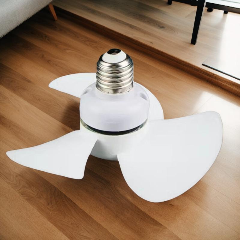 5.1 Inch 5W E27 Socket Mini Ceiling Fan Indoor Bedroom Silent Cooling Air Circulation Fan