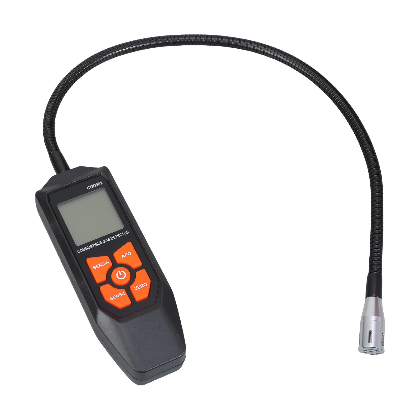 

Детектор утечки горючего газа Мониторинг в реальном времени Зуммер/Подсветка/Экран Дисплей Аварийная сигнализация для домашней безопасности Промышленное использование