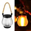 800lumens Solar Powered Garden Lantern Flickering LED Light Yard Decor with Rope Waterproof Rechargeable Camping Lamp 1-4pcs