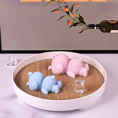 Carini Stampini 3D Orso Dormiente per Torta Mousse Stampo in Silicone per Gelato Decorazione Cupcake Stampini Decorazione Torta Accessori per Dolci Fai da Te