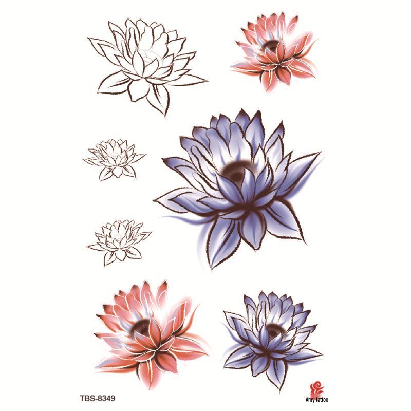 Set mic de tatuaje autocolante totem și simbol impermeabile pentru antebraț