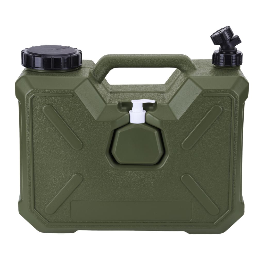 10-30L Water Bucket Large Capacity Portable Drinking Water Canister with Detachable Faucet No Leakage for Outdoor Travel Driving