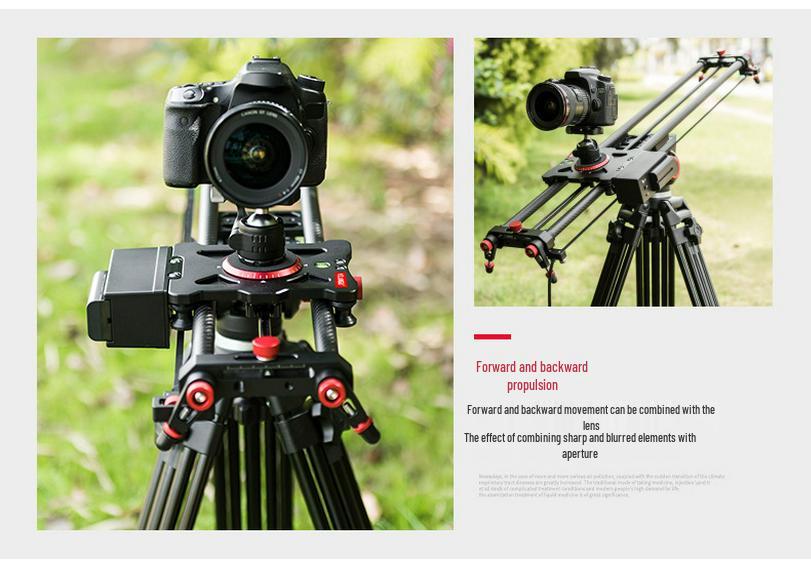 YELANGU Portable Electric Video Slider with Wireless Remote Control for DSLR Cameras