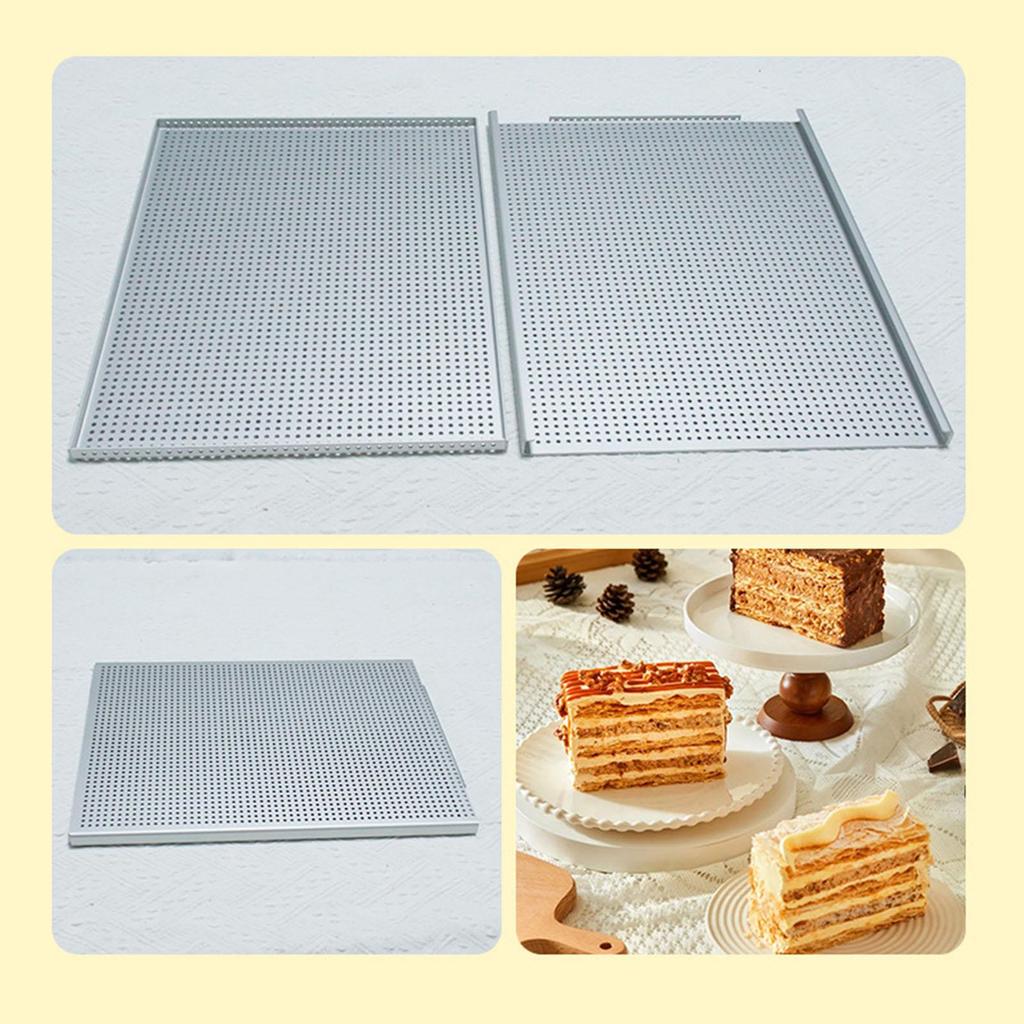 Perforated Baking Tray, Made of Aluminum, French Napoleon .