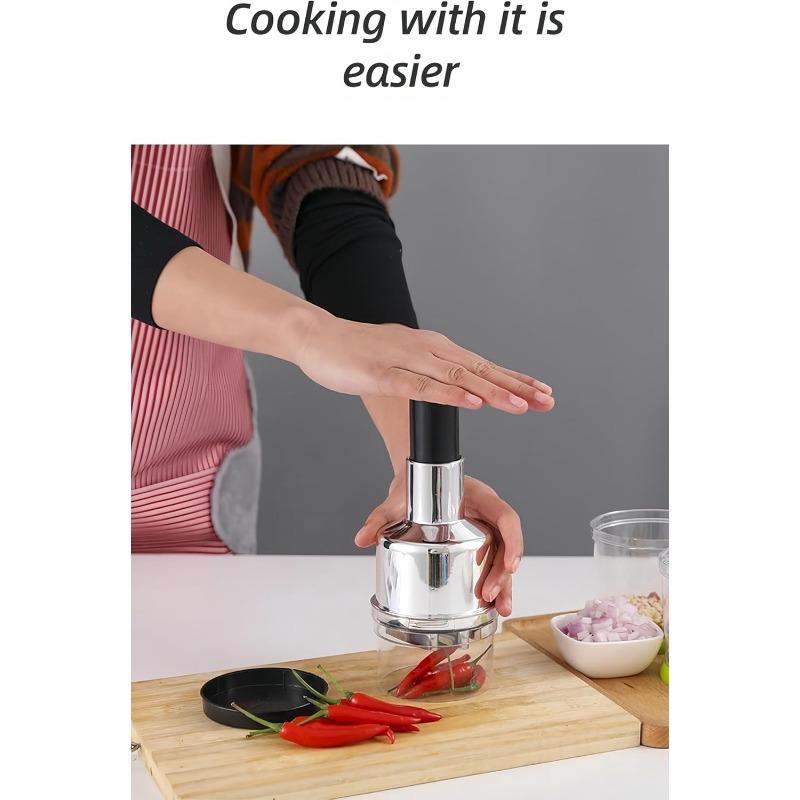 New Manual Hand Chopper Garlic Chopper Vegetable Slicer Mini Mincer Crusher for Garlic Ginger Herb Nut Kitchen Tools