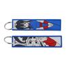 Cool Anime Key Tag Keychain Backpack Holder Goku Master Roshi Cartoon Anime Key Chain Bag Car Keyring Accessories Gifts