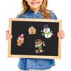 Engaging Cartoon Christmas Puzzle For Children With Colorful Stickers For Endless Fun