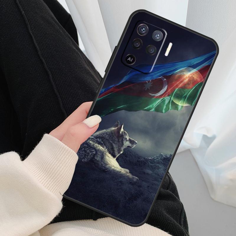 Azerbaijan Buta Flag Case For Oppo A40 A60 A80 A5 Pro A15 A16 A17 A57 A77 A94 A74 A54 A76 A96 A18 A38 A58 A78 A98