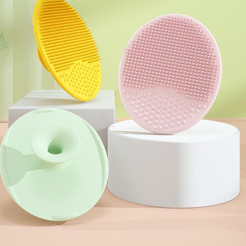 1pcs Silicone Shampoo Brush for Baby Infant Bathing Soft Silicone Kids Shower Brush Head Hair Washing Massage Brushes Wipe Comb