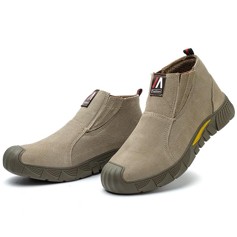 Bofuniao Men s Lightweight High-Top Safety Boots 36