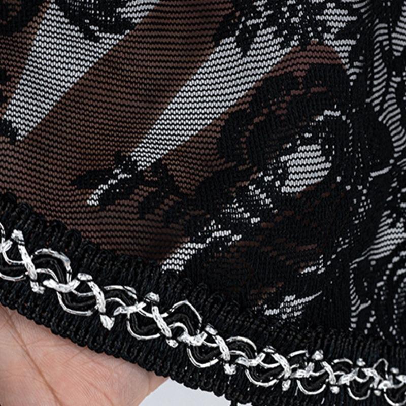 Lace Sheer Curtains Quick Installation Set Sunlight Control Multipurpose Interior Designs Window Covering Set