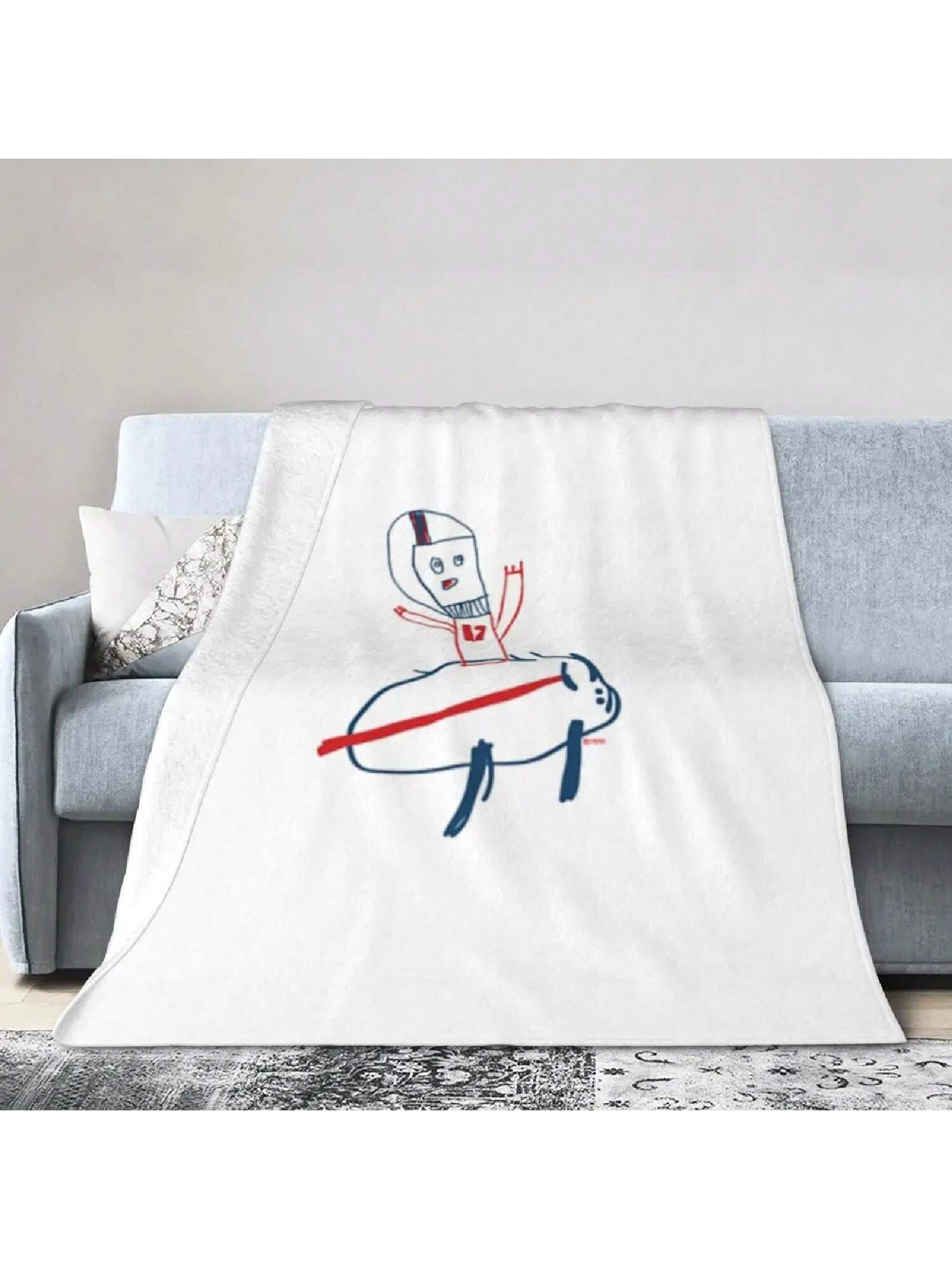 T-Shirt Bull Riding Superfine Flannel Blanket S разноцветный