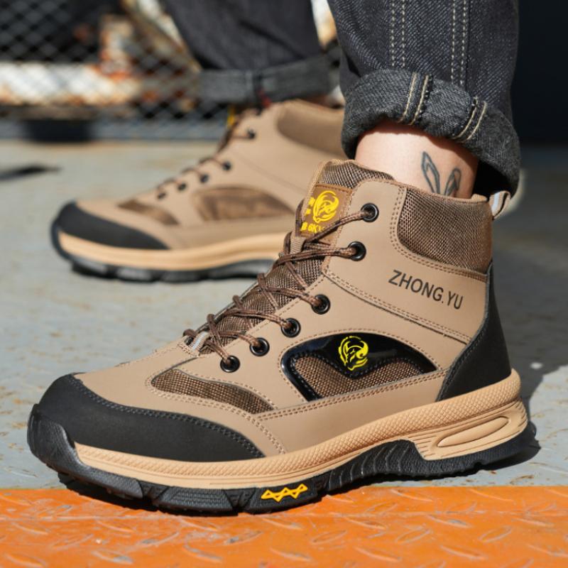 Winter Safety Shoes 46 Waterproof Work Shoes Anti Puncture Steel Toe Work Boots Light Men Safety Sneakers Man Protective Shoes