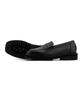 Miamiproject 2191 Getafe Cowhide Square-Toe Penny Loafers Vantablack