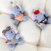 Anti-lost Elephant Backpack Pendant Cartoon Elephant Plush KeyChain Elephant Plush Toy  Girls