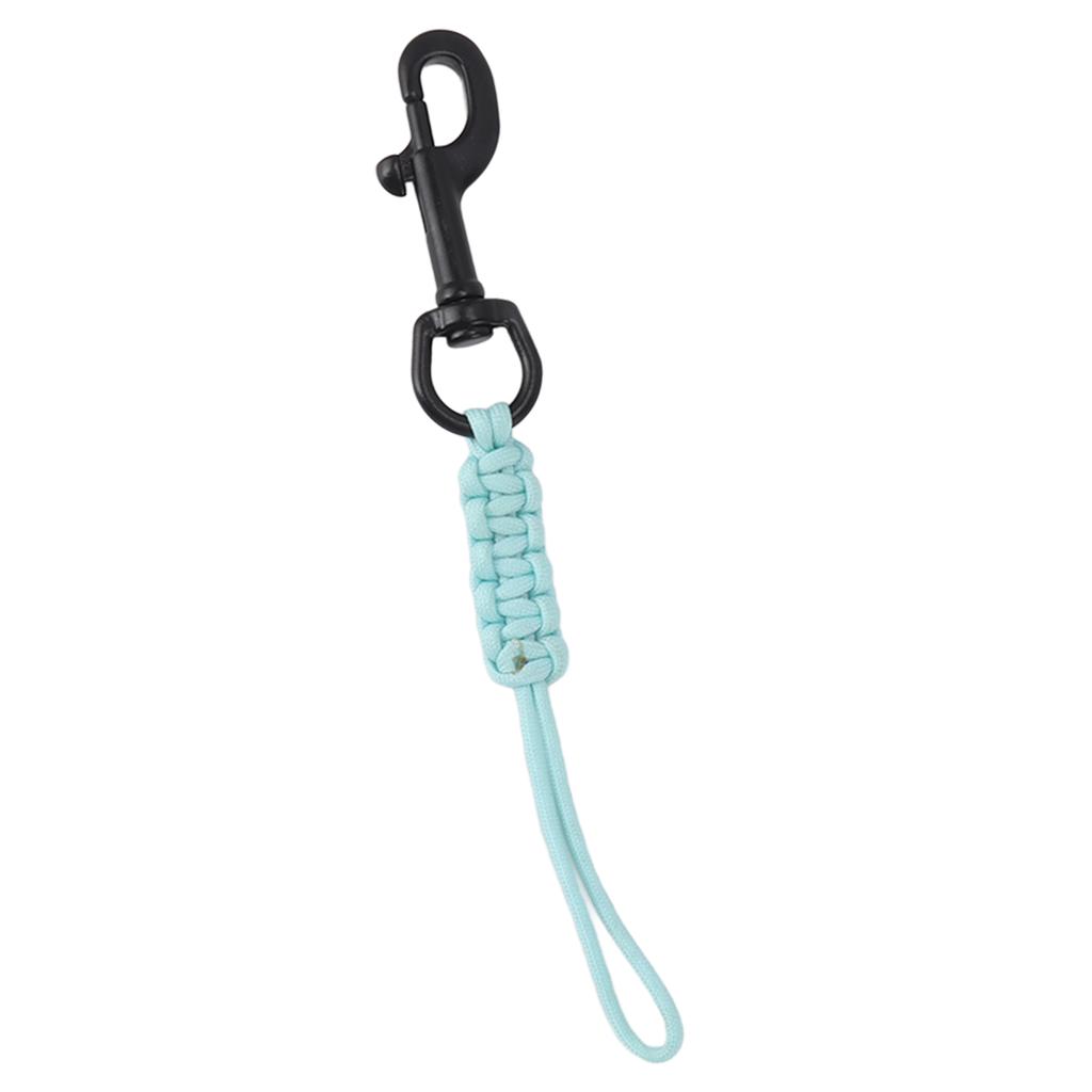 Handgewebtes Tauch-Lanyard Anti-Verlust-Band Leuchtendes Unterwasser-Sicherheitsseil Tauch-BCD-Ausrüstung mit 316 Edelstahl