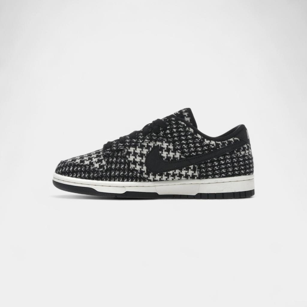 Nike Dunk Low Harris Tweed White Black Multi (Women's)