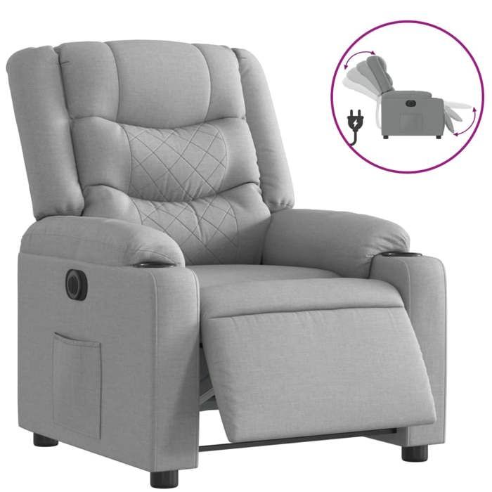 VidaXL Electric Recliner, Relaxation Chair with Adjustable Backrest and Footrest, Living Room Seat Room of 3206567