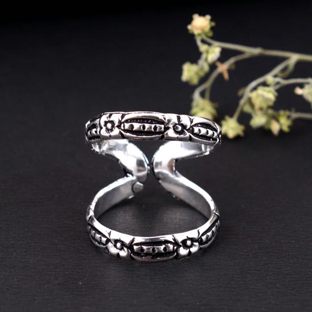 Handmade Silver Arthritis Ring – Adjustable Splint Thumb Band, Joint Pain Relief Therapy Jewelry