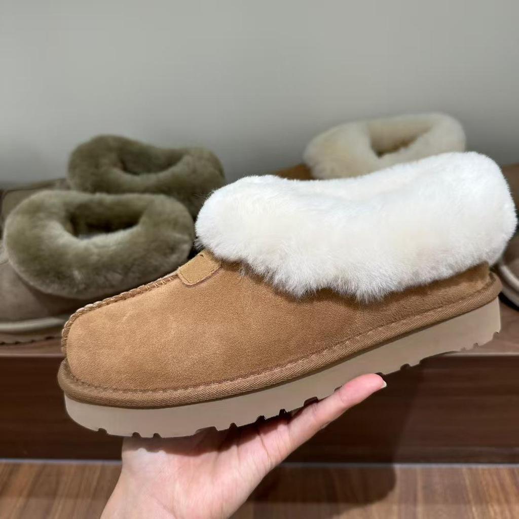 Women's Winter Tazz Suede Snow Boots with Extra Thick Sole and Round Toe, Plus Velvet, Cotton, Sheepskin Wool Lining