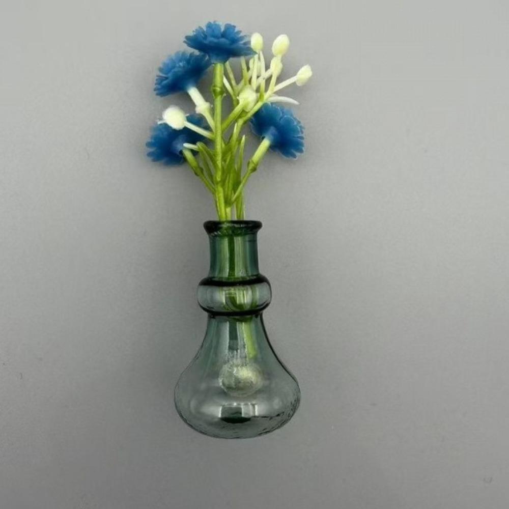 Забавная 3D Магнитная Наклейка на Вазу Изысканная С Цветком Магнитные Стеклянные Вазы Декоративные Магнитные Горшки для Растений Праздничный Подарок