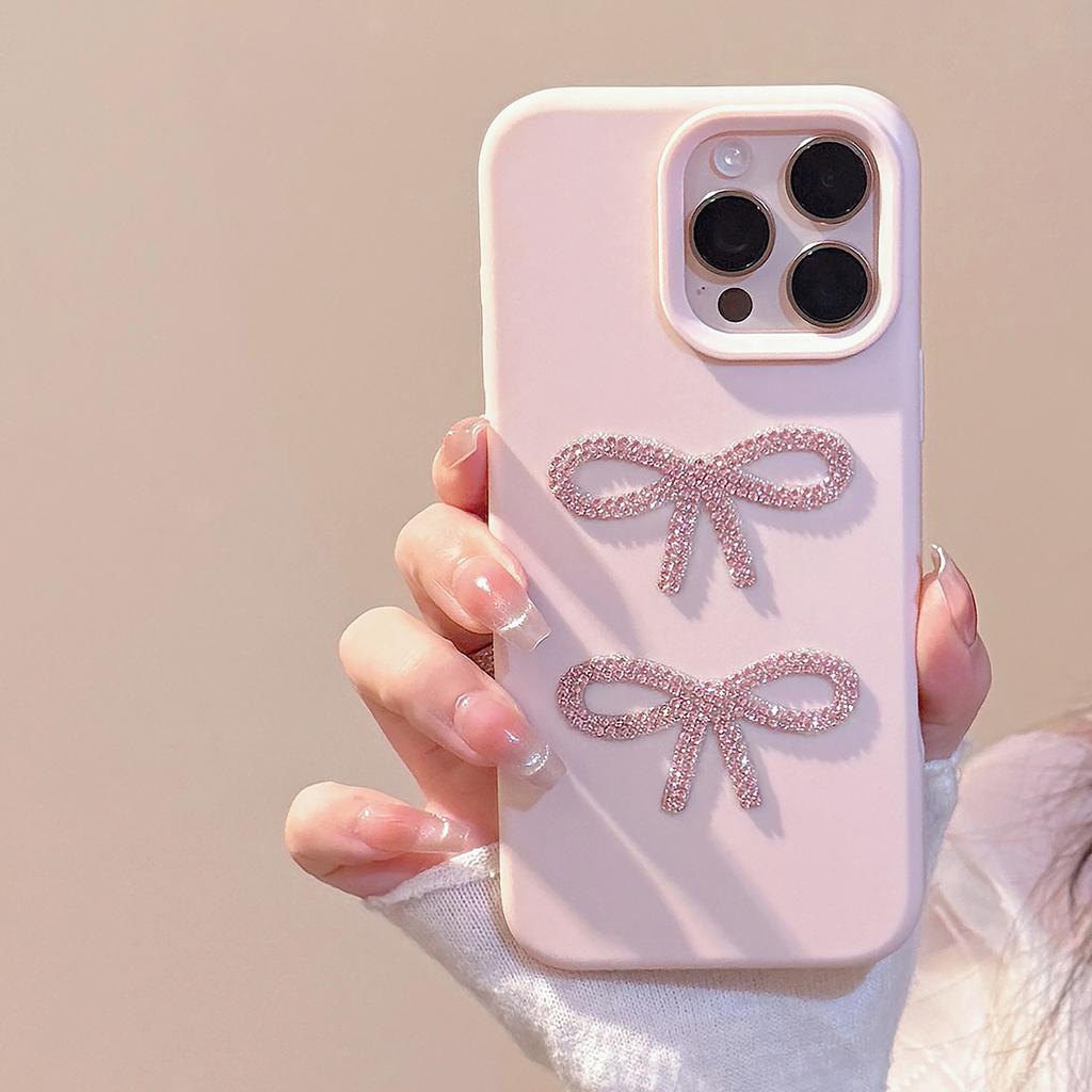 Dreidimensionale Flash Drill Schleife Handyhülle 17 Apple 16 Leichter Luxus Iphone14promax Geeignet für 13 High-End-Sinn 11