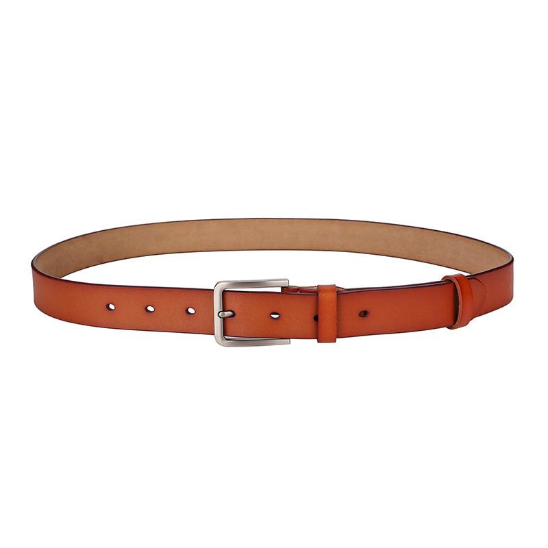Stylish Belt Leather Men With Simple Design For Work And Casual Gift Settings