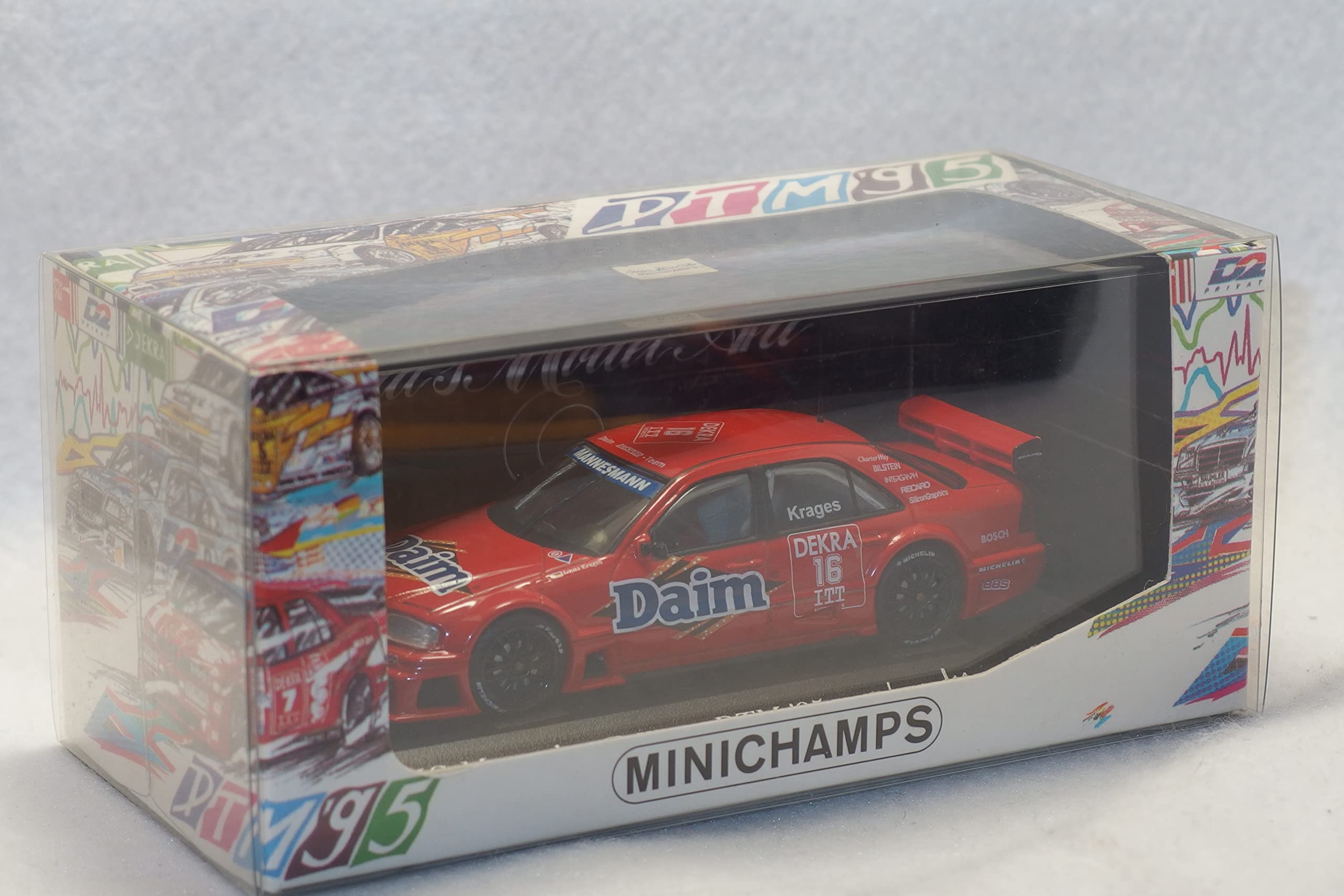 

MINICHAMPS 430953416 Mercedes DTM 1995 Team Zackspeed 4012138012387 PMA 1/43 C-Class #16 L.Krages