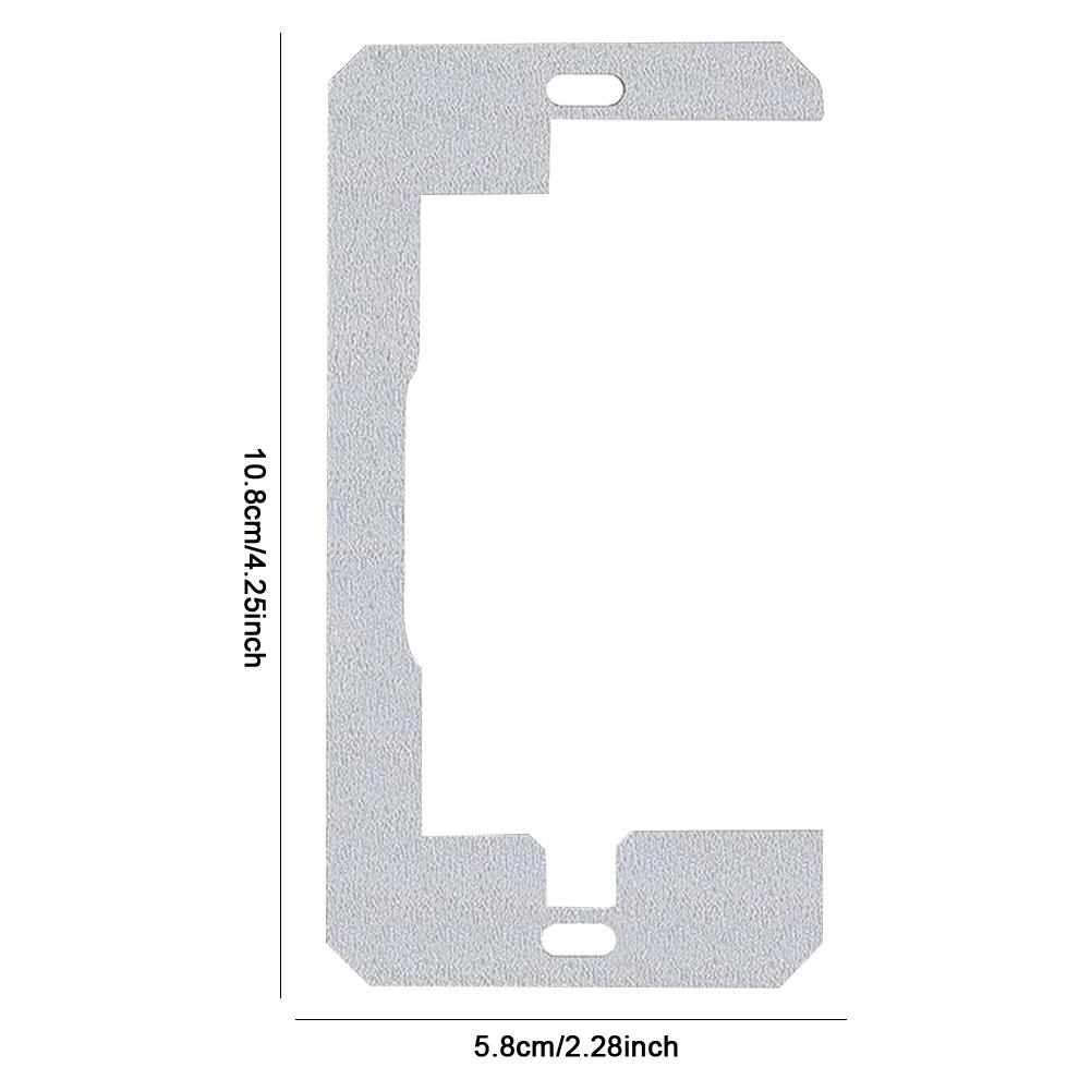 10 Pcs Metal Wall Plate Spacer Leveling Plates for Fixing Loose Electrical Outlets and Switches Flush Mount