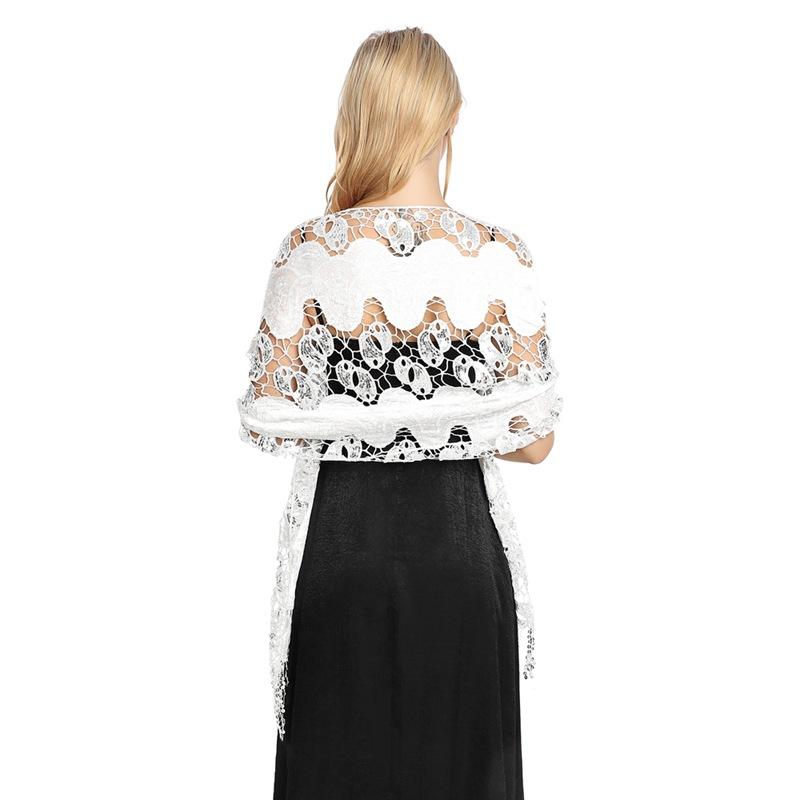 

180*50cm (including tassels) Sheer Chiffon Shawl, Sparkly Sequined Tassel Cover Ups, Shawls Wraps for Women 180*50cm (with tassels)