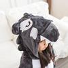 dorawithme Wolf Kigurumi Pajamas for Kids, Animal Cosplay Costume for Halloween and Christmas, Unisex (110cm)