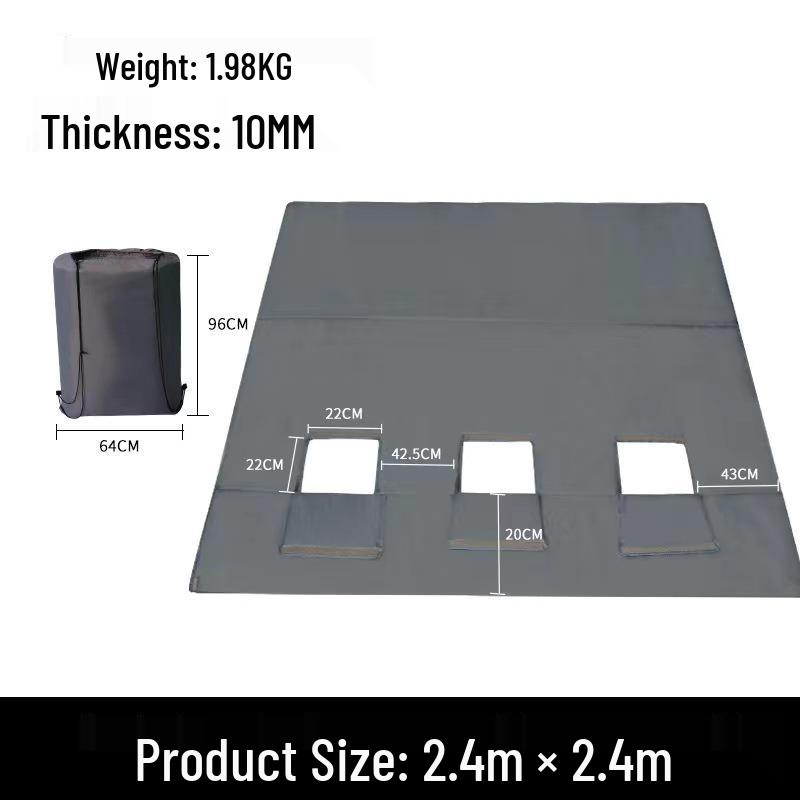 Instant Setup Multi-Person Winter Fishing Tent - Warm, Cold-Proof, Thickened with Four Corner Design