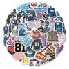 50-Piece Ice Hockey Graffiti Stickers: Waterproof Decor for Water Bottles & Phones