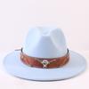 Popular European and American Classic Simple Flat-brimmed Top Hat Men's and Women's Fashionable and Elegant Versatile Jazz Hat Top Hat
