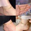 Snake Chain Anklet For Women Girls Adjustable Summer Beach Holiday Chain Anklet Bracelet Birthday Gifts Leg Jewelry Anklet